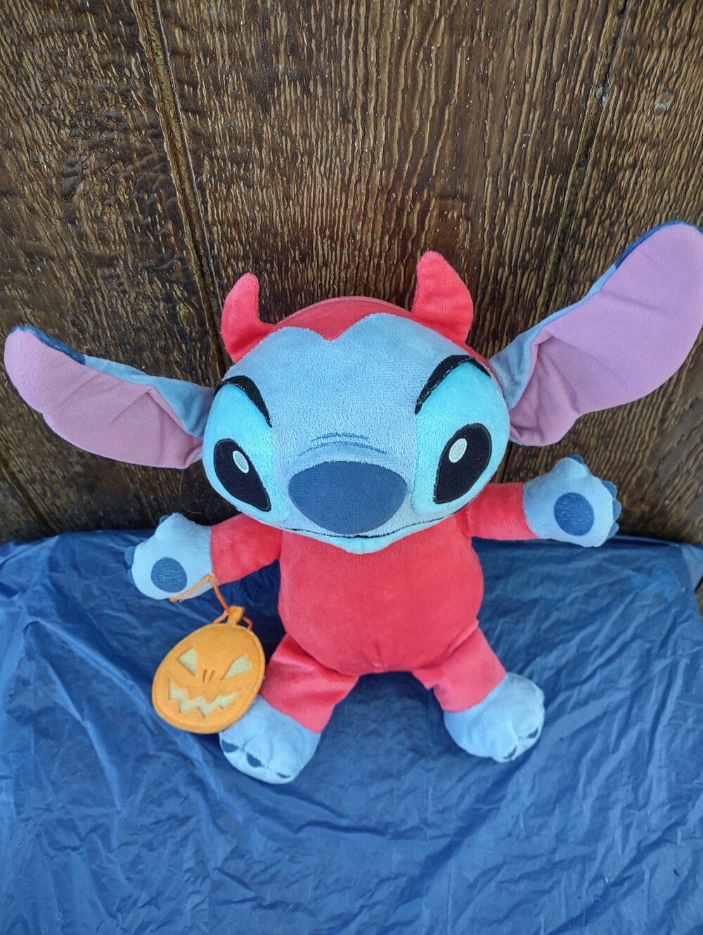 Disney Just Play 15” Lilo & Stitch Halloween Devil Costume Plush Toy Stuffed